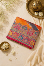 Banarasi Pashmina Silk Saree Multi-Color
