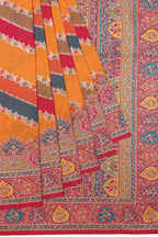 Banarasi Pashmina Silk Saree Multi-Color