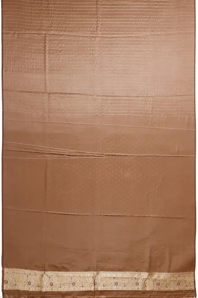 Banarasi Silk Saree Rich Golden Brown