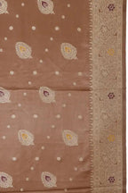 Banarasi Silk Saree Rich Golden Brown
