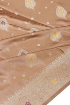 Banarasi Silk Saree Rich Golden Brown