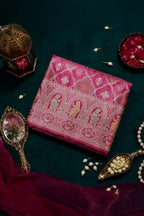 Banarasi Silk Saree Rani Pink