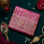 Banarasi Silk Saree Rani Pink