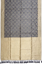 Cotton Silk Saree Blue Hand Woven