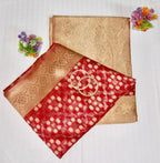 Cotton Silk Saree Red Hand Woven