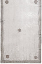 Designer Party Saree Crepe Net Dark Sage