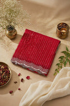 Designer Party Saree Ethnic Red