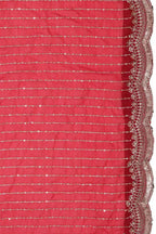 Designer Party Saree Ethnic Red