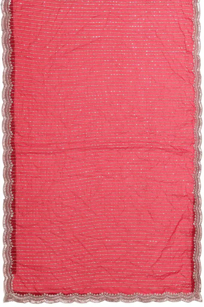 Designer Party Saree Ethnic Red