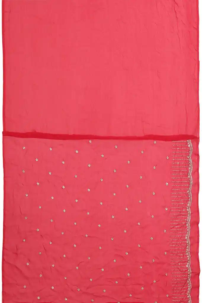 Designer Party Saree Ethnic Red