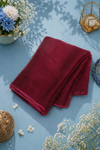 Regal Magenta Organza Silk Saree with Embroidered Blouse