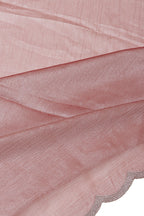 Designer Party Saree Organza Silk Peach
