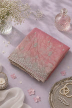 Designer Party Saree Organza Silk Shimmer