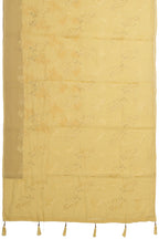 Designer Party Saree Georgette Yellow Saree