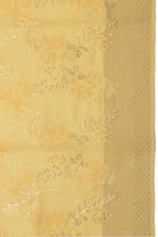 Designer Party Saree Georgette Yellow Saree