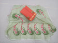 Kota Cotton Embroidery Pista Green Orange
