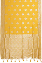 Beautiful Silk Saree Yellow