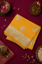 Beautiful Silk Saree Yellow
