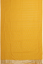 Beautiful Silk Saree Yellow