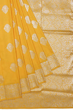 Beautiful Silk Saree Yellow