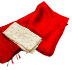 Designer Party Saree Organza Silk Red